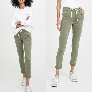 Paige | Christy Utility Denim Pants in Vintage Ivy Green Size 24 $225